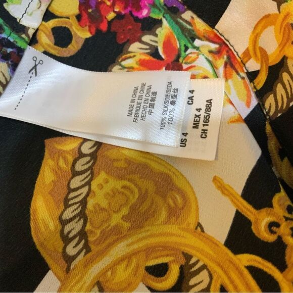 Juicy Couture Silk Dress With Floral Pattern size 4 - Picture 12 of 13